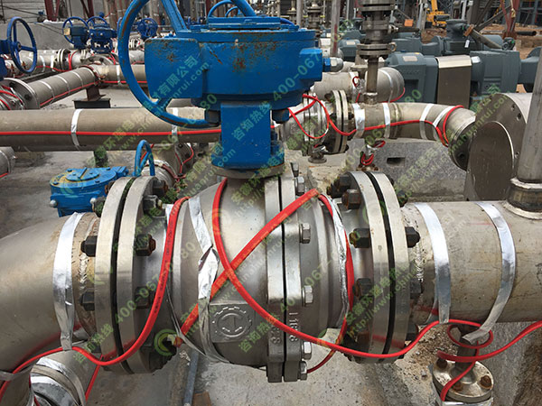 內(nèi)蒙古蒙維科技有限公司管道、罐體電伴熱保溫1